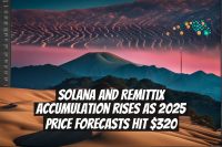 Solana and Remittix Accumulation Rises as 2025 Price Forecasts Hit $320