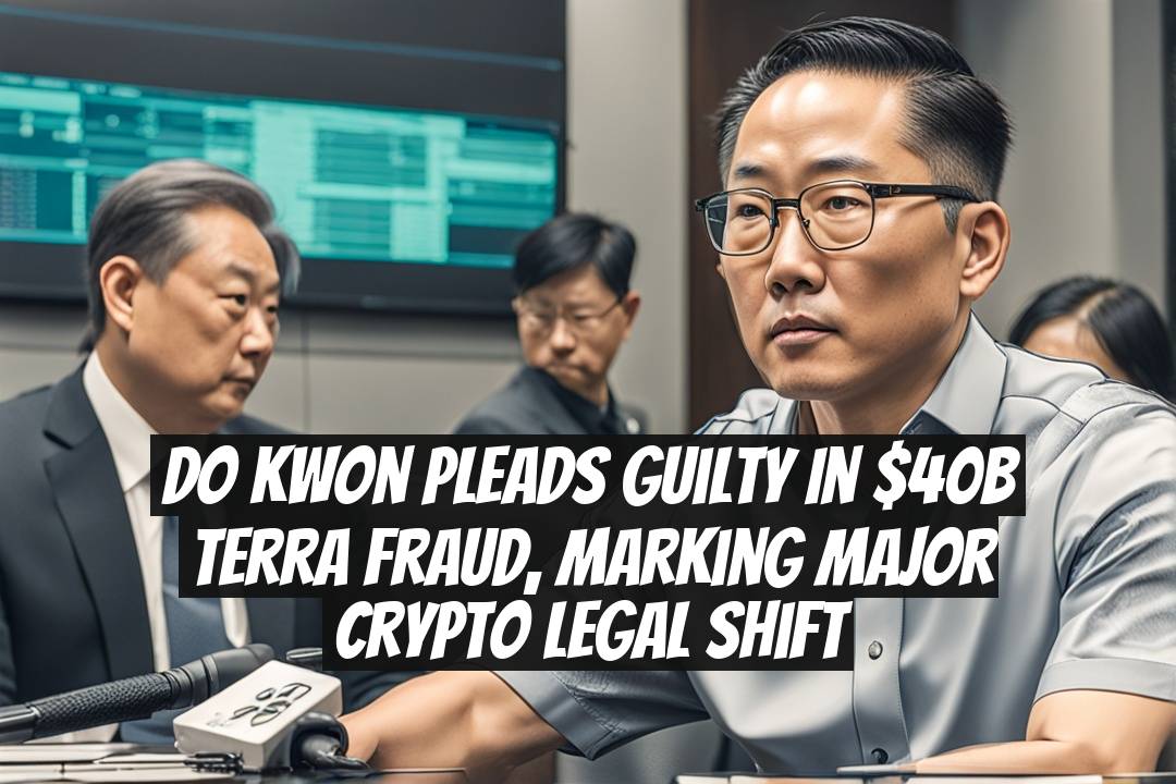Do Kwon Pleads Guilty in $40B Terra Fraud, Marking Major Crypto Legal Shift