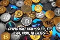 Crypto Price Analysis: BTC, ETH, SOL, ATOM, FIL Trends