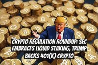 Crypto Regulation Roundup: SEC Embraces Liquid Staking, Trump Backs 401(k) Crypto