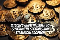 Bitcoin's growth linked to government spending and stablecoin adoption