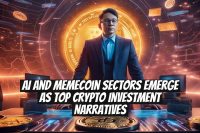 AI and Memecoin Sectors Emerge as Top Crypto Investment Narratives