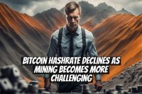 Bitcoin Hashrate Declines as Mining Becomes More Challenging