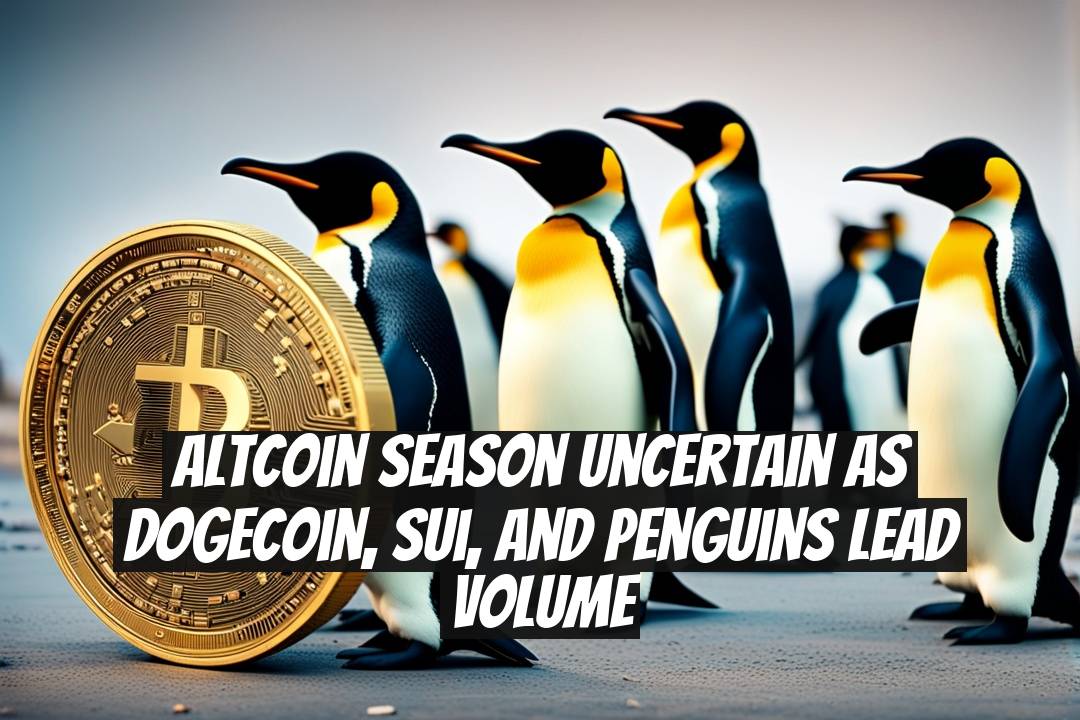 Altcoin Season Uncertain as Dogecoin, Sui, and Penguins Lead Volume