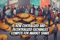 How Centralized and Decentralized Exchanges Compete for Market Share