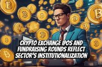 Crypto exchange IPOs and fundraising rounds reflect sector’s institutionalization