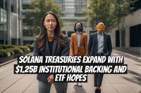 Solana Treasuries Expand With $1.25B Institutional Backing and ETF Hopes
