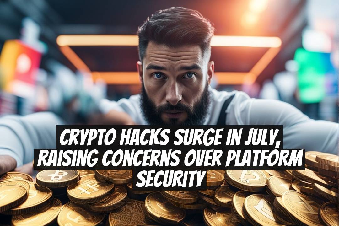 Crypto hacks surge in July, raising concerns over platform security
