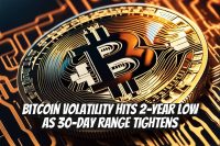 Bitcoin Volatility Hits 2-Year Low as 30-Day Range Tightens