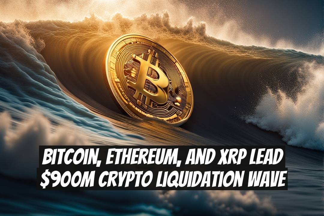 Bitcoin, Ethereum, and XRP Lead $900M Crypto Liquidation Wave