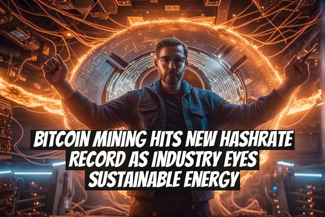 Bitcoin mining hits new hashrate record as industry eyes sustainable energy