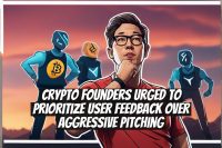 Crypto founders urged to prioritize user feedback over aggressive pitching