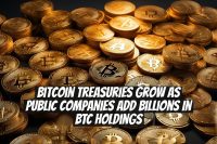 Bitcoin Treasuries Grow as Public Companies Add Billions in BTC Holdings