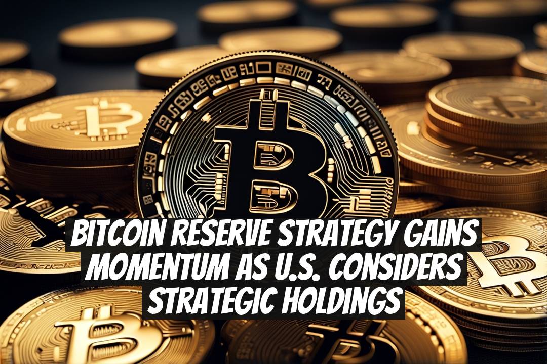 Bitcoin Reserve Strategy Gains Momentum as U.S. Considers Strategic Holdings