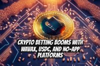 Crypto Betting Booms With WAVAX, USDC, and No-App Platforms
