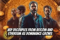 XRP Decouples From Bitcoin and Ethereum as Dominance Grows