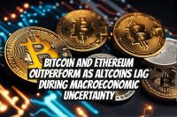 Bitcoin and Ethereum outperform as altcoins lag during macroeconomic uncertainty