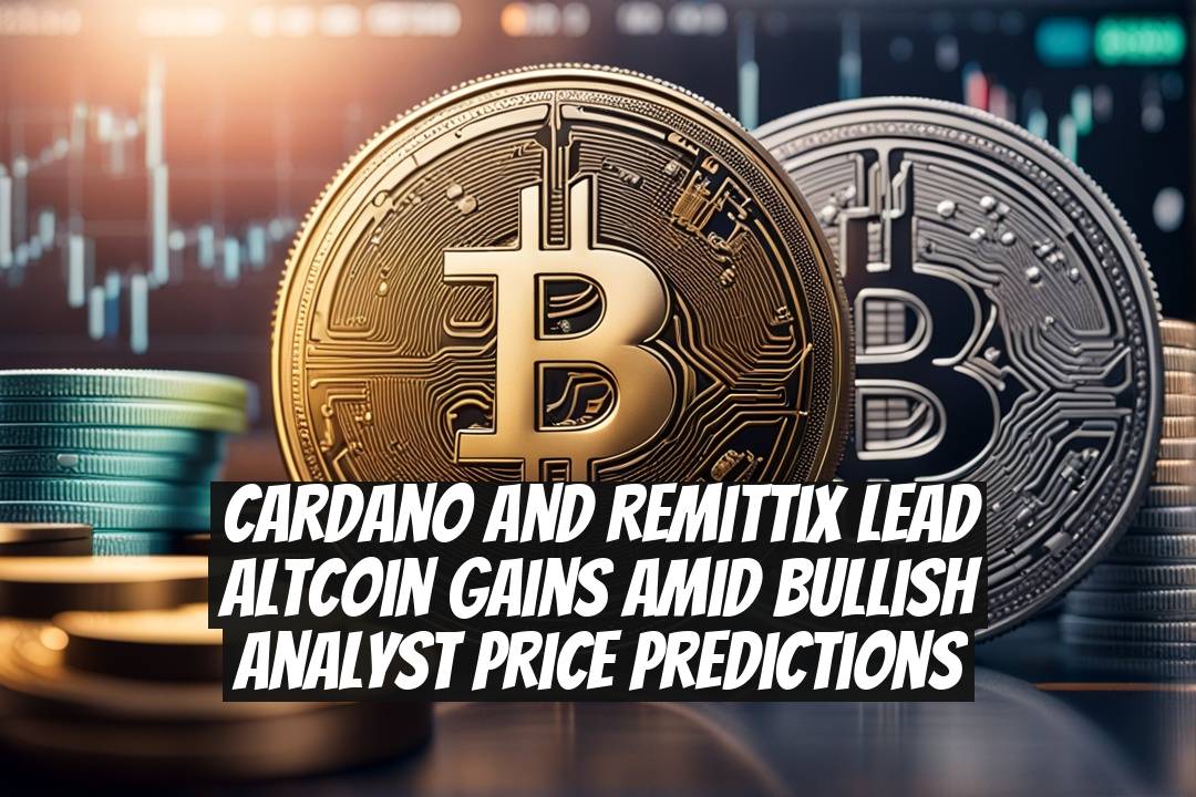 Cardano and Remittix Lead Altcoin Gains Amid Bullish Analyst Price Predictions