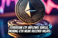 Ethereum ETF Inflows Surge, Driving ETH Near Record Highs
