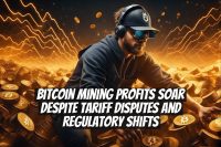 Bitcoin Mining Profits Soar Despite Tariff Disputes and Regulatory Shifts