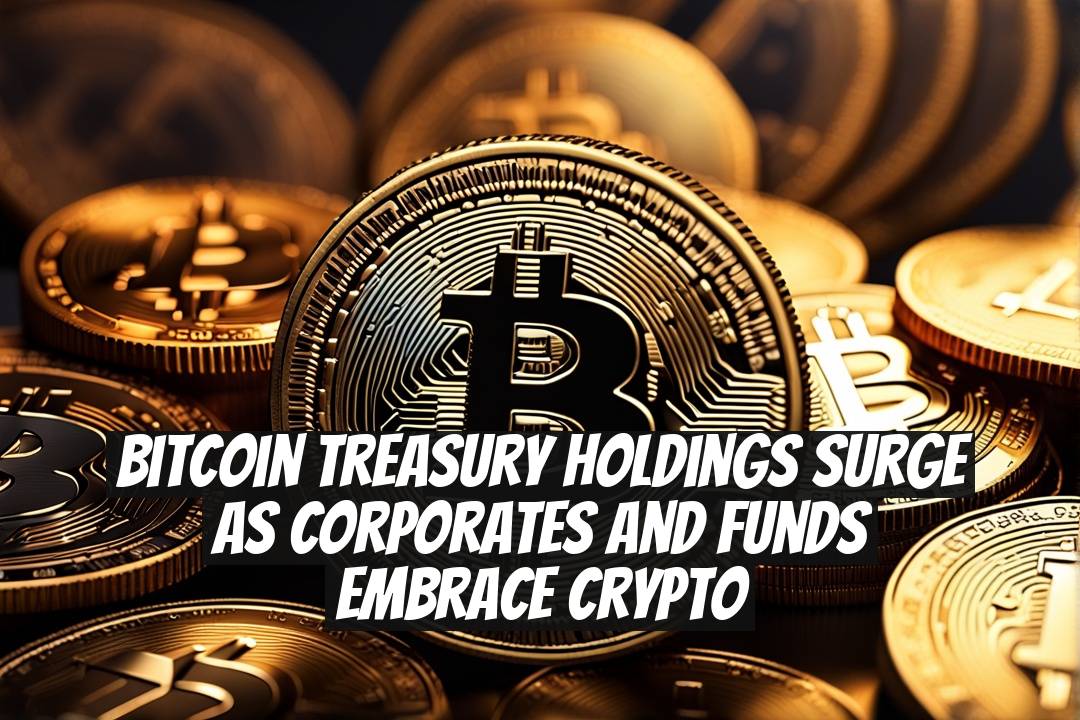 Bitcoin Treasury Holdings Surge as Corporates and Funds Embrace Crypto