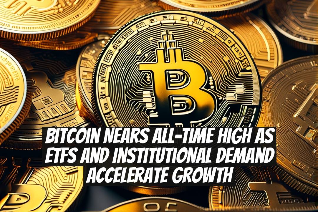 Bitcoin Nears All-Time High as ETFs and Institutional Demand Accelerate Growth