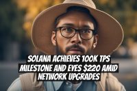 Solana Achieves 100K TPS Milestone and Eyes $220 Amid Network Upgrades
