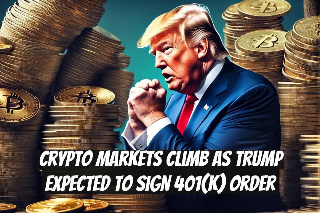 Crypto Markets Climb as Trump Expected to Sign 401(k) Order