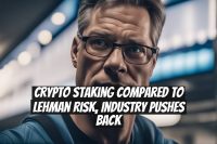Crypto Staking Compared to Lehman Risk, Industry Pushes Back
