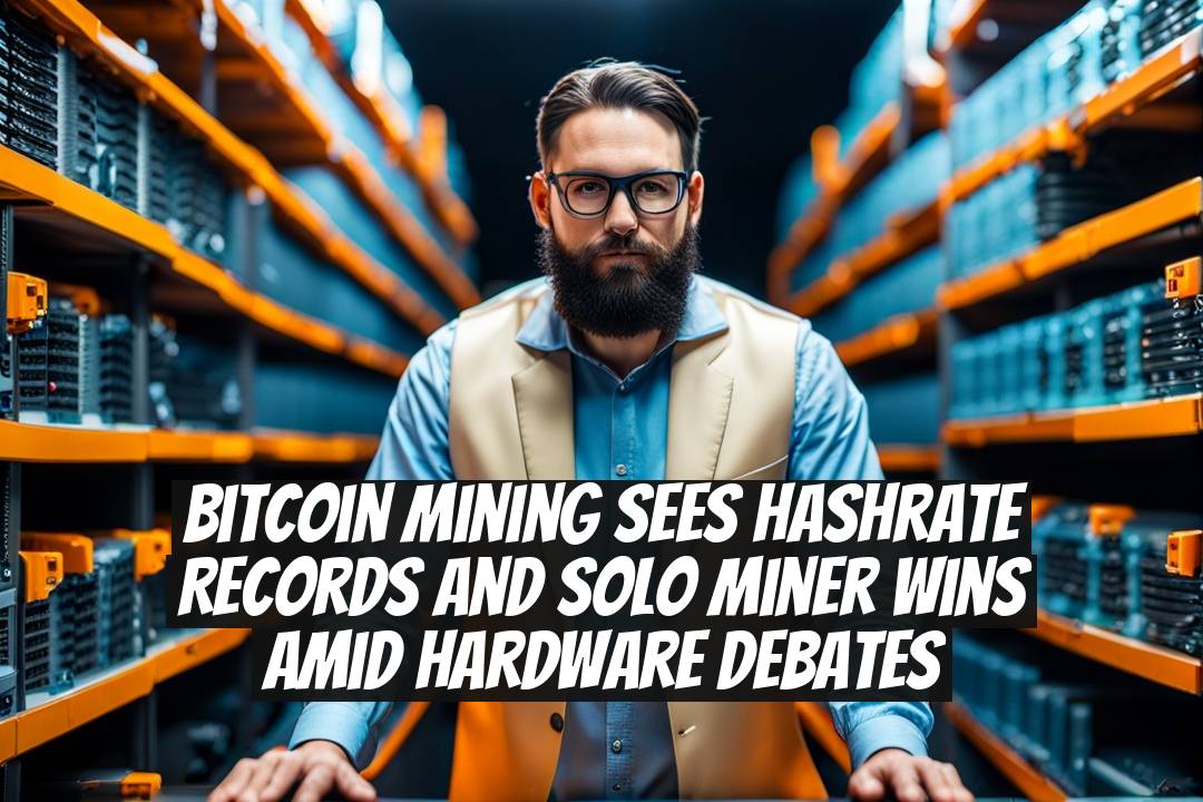 Bitcoin Mining Sees Hashrate Records and Solo Miner Wins Amid Hardware Debates