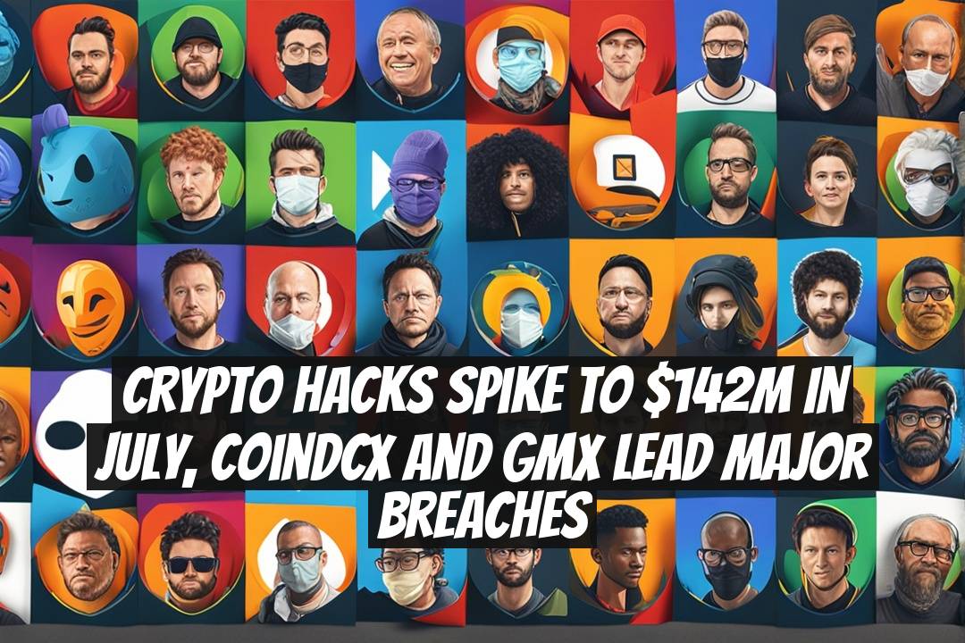 Crypto hacks spike to $142M in July, CoinDCX and GMX lead major breaches