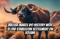 Bullish Makes IPO History with $1.15B Stablecoin Settlement on Solana