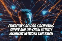 Ethereum’s Record Circulating Supply and On-Chain Activity Highlight Network Expansion