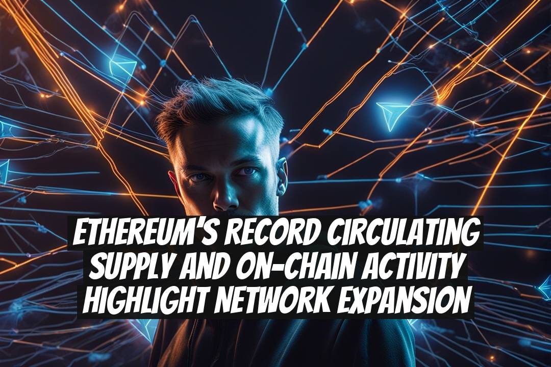 Ethereum’s Record Circulating Supply and On-Chain Activity Highlight Network Expansion