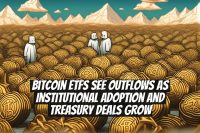 Bitcoin ETFs See Outflows as Institutional Adoption and Treasury Deals Grow