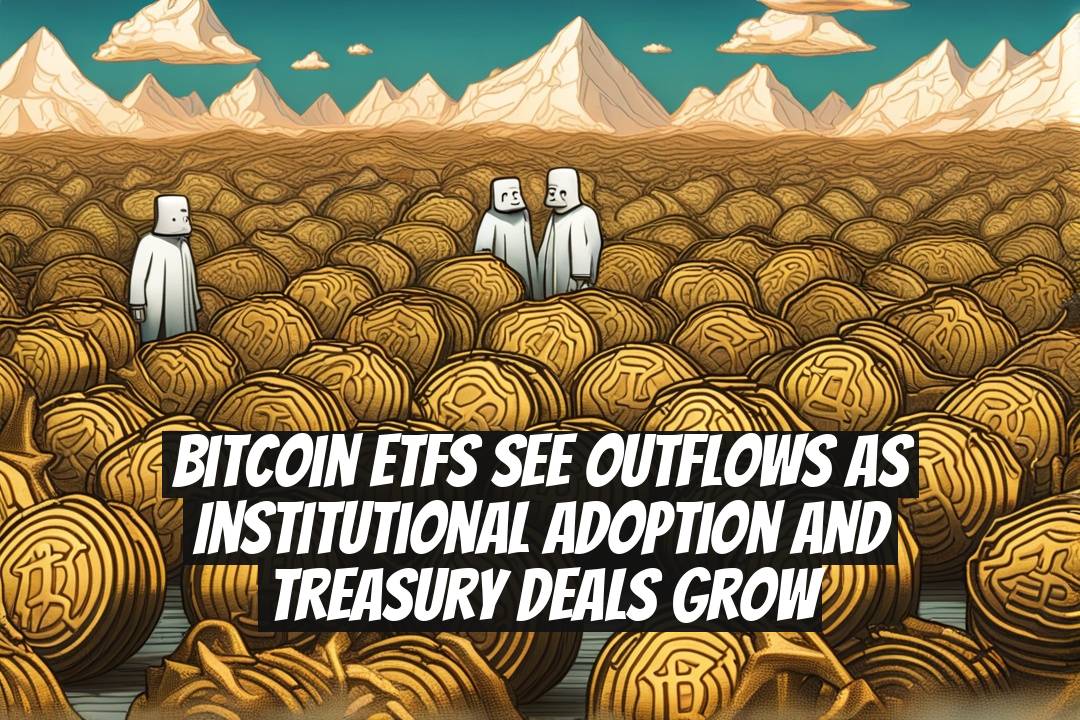 Bitcoin ETFs See Outflows as Institutional Adoption and Treasury Deals Grow