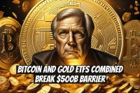 Bitcoin and Gold ETFs Combined Break $500B Barrier