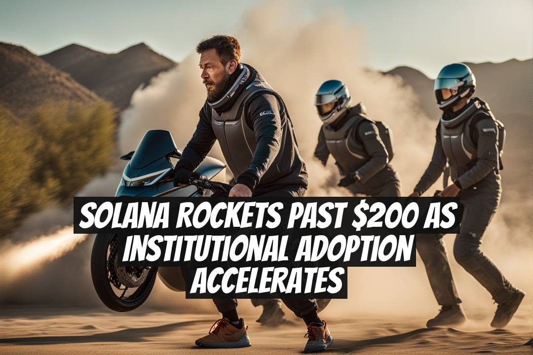 Solana Rockets Past $200 as Institutional Adoption Accelerates