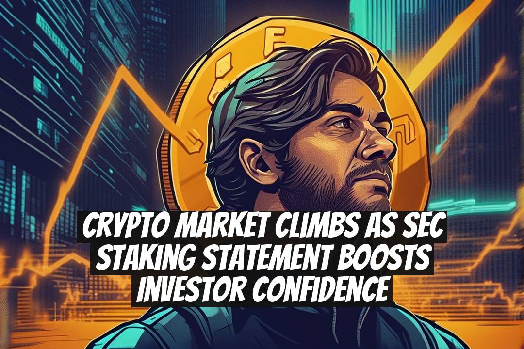 Crypto market climbs as SEC staking statement boosts investor confidence