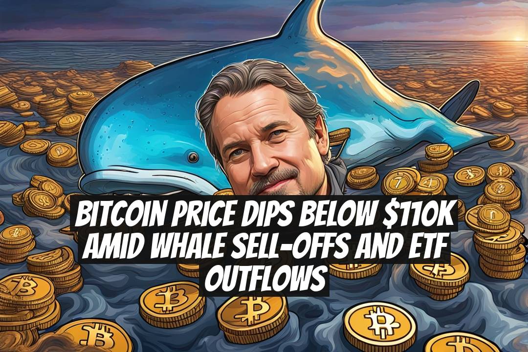 Bitcoin Price Dips Below $110K Amid Whale Sell-Offs and ETF Outflows