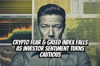 Crypto Fear & Greed Index Falls as Investor Sentiment Turns Cautious