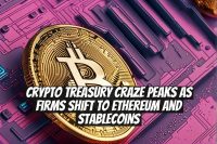 Crypto Treasury Craze Peaks as Firms Shift to Ethereum and Stablecoins