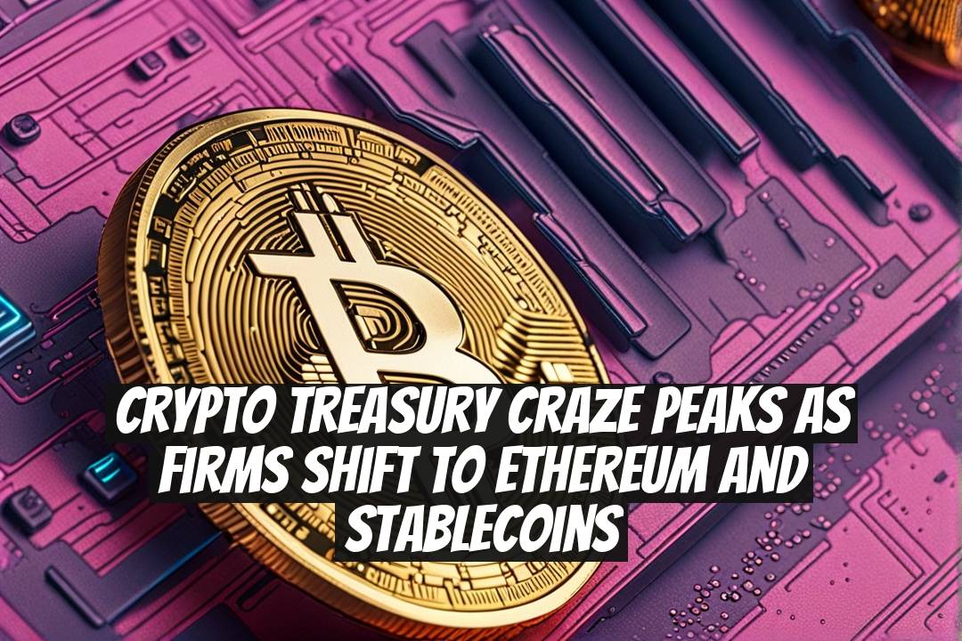 Crypto Treasury Craze Peaks as Firms Shift to Ethereum and Stablecoins