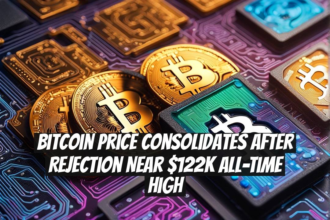 Bitcoin Price Consolidates After Rejection Near $122K All-Time High