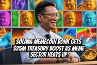 Solana Memecoin BONK Gets $25M Treasury Boost as Meme Sector Heats Up