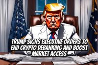 Trump Signs Executive Orders to End Crypto Debanking and Boost Market Access
