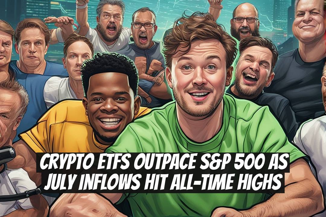 Crypto ETFs Outpace S&P 500 as July Inflows Hit All-Time Highs