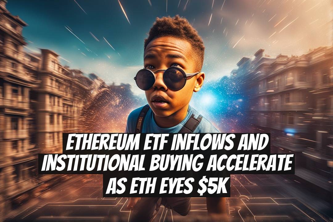 Ethereum ETF Inflows and Institutional Buying Accelerate as ETH Eyes $5K