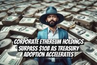 Corporate Ethereum holdings surpass $10B as treasury adoption accelerates