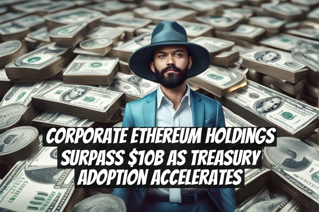 Corporate Ethereum holdings surpass $10B as treasury adoption accelerates
